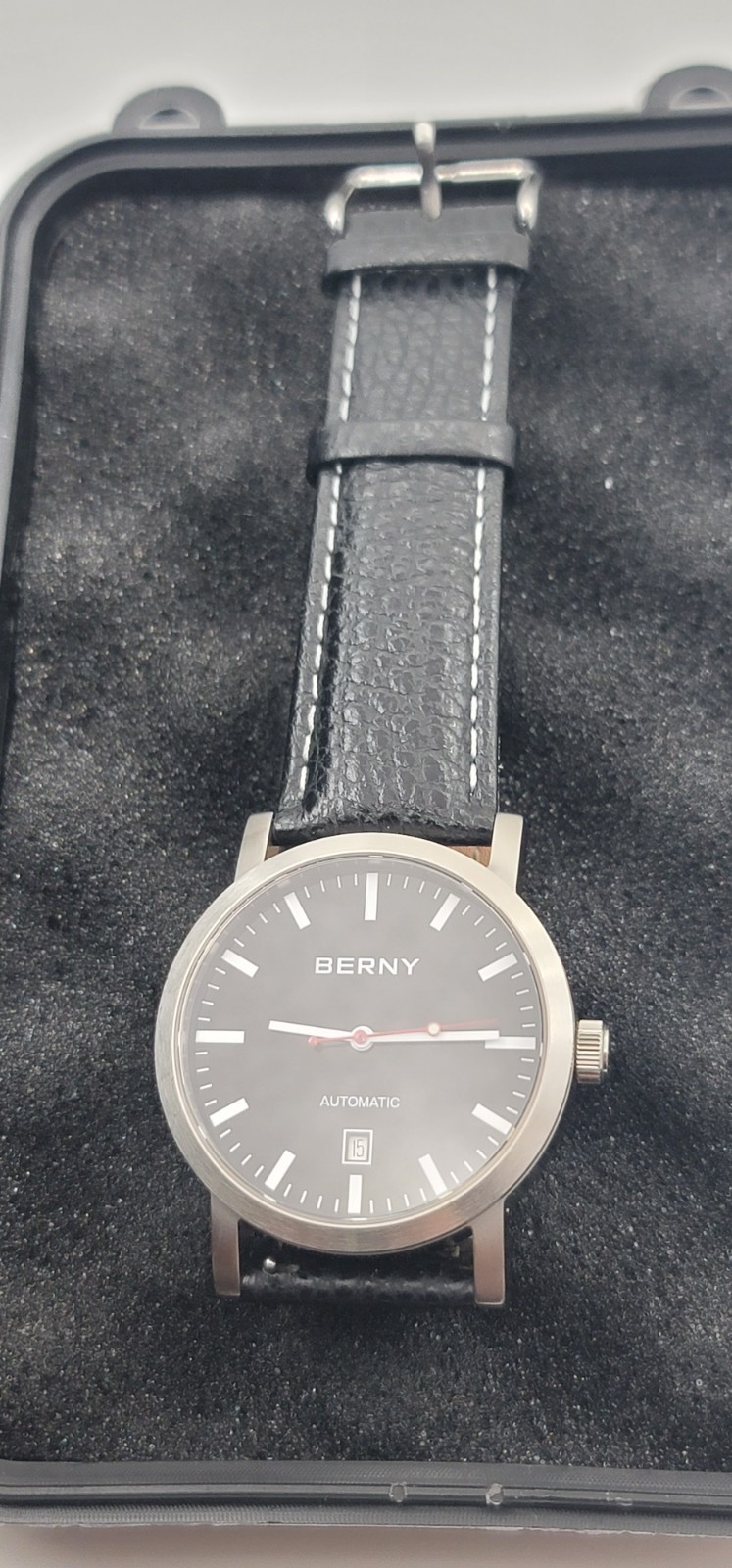 BERNY AM7068M Seagull ST1612 Automatic Watch US SELLER!!!!!