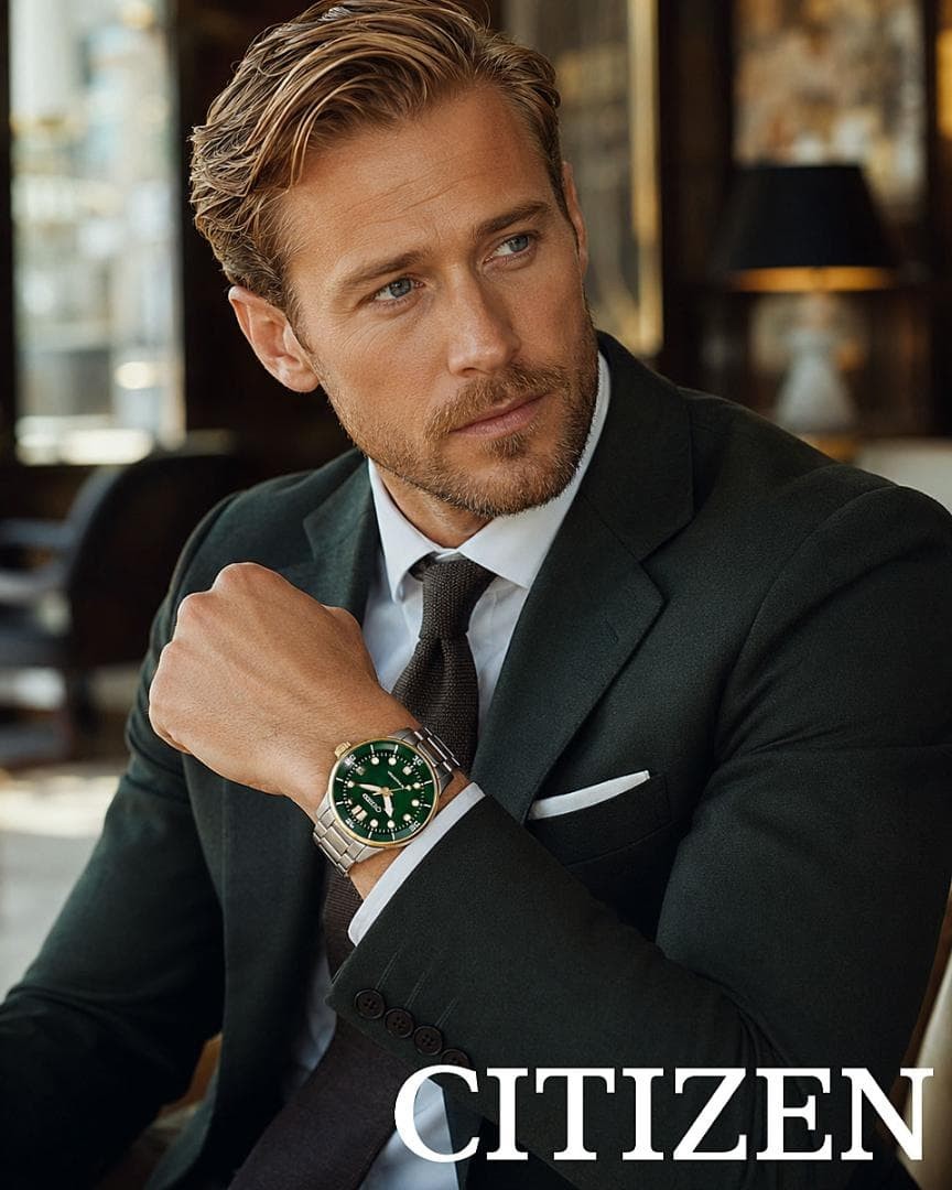 New Citizen Mechanical Automatic Watch with Transparent Back Emerald Green 100m