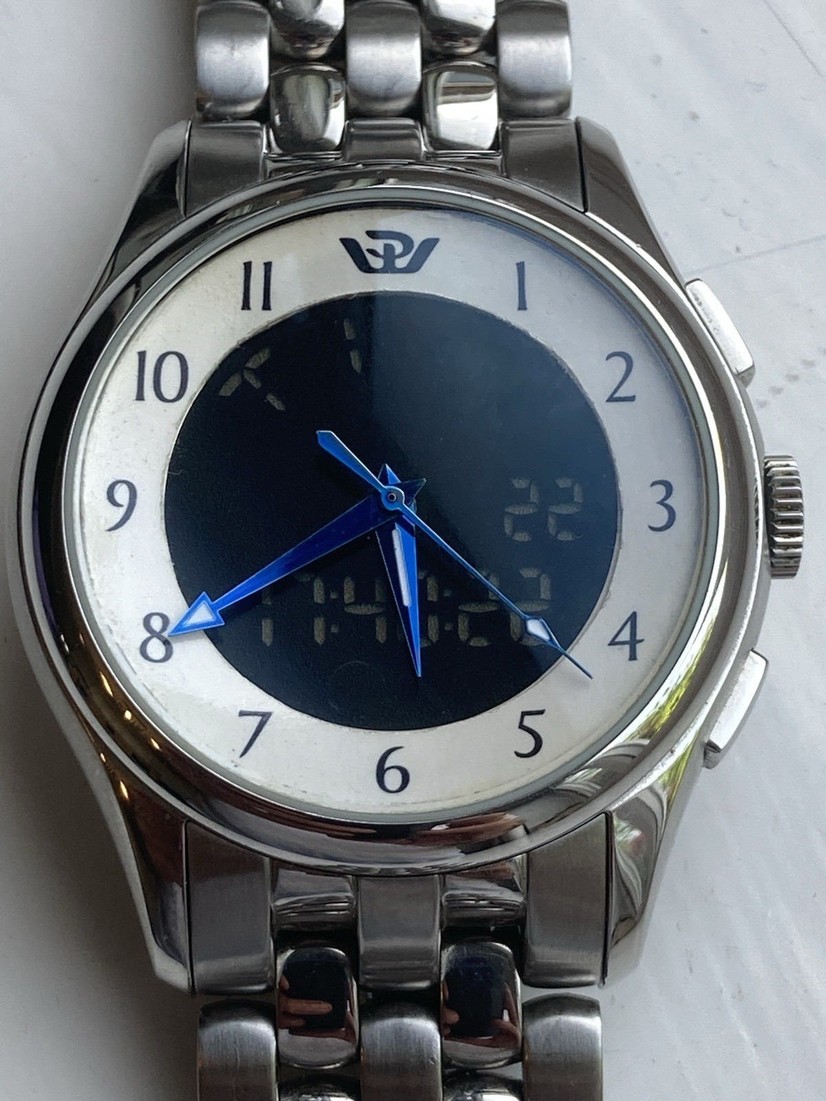 Philip Swiss Watch Analogue Digital Eta E20.321 Please Read