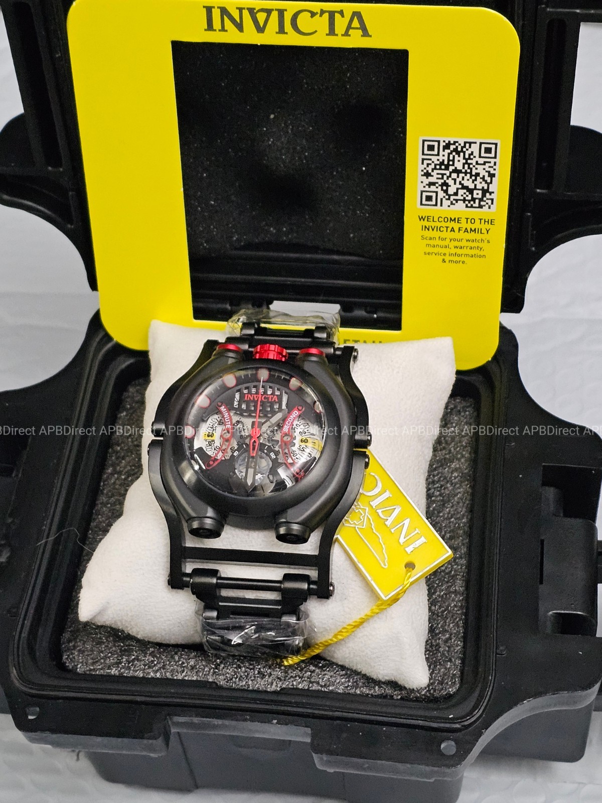 Invicta 🌊 SEA HUNTER – Hinged Case Spinning Dials – Chronograph mens watch
