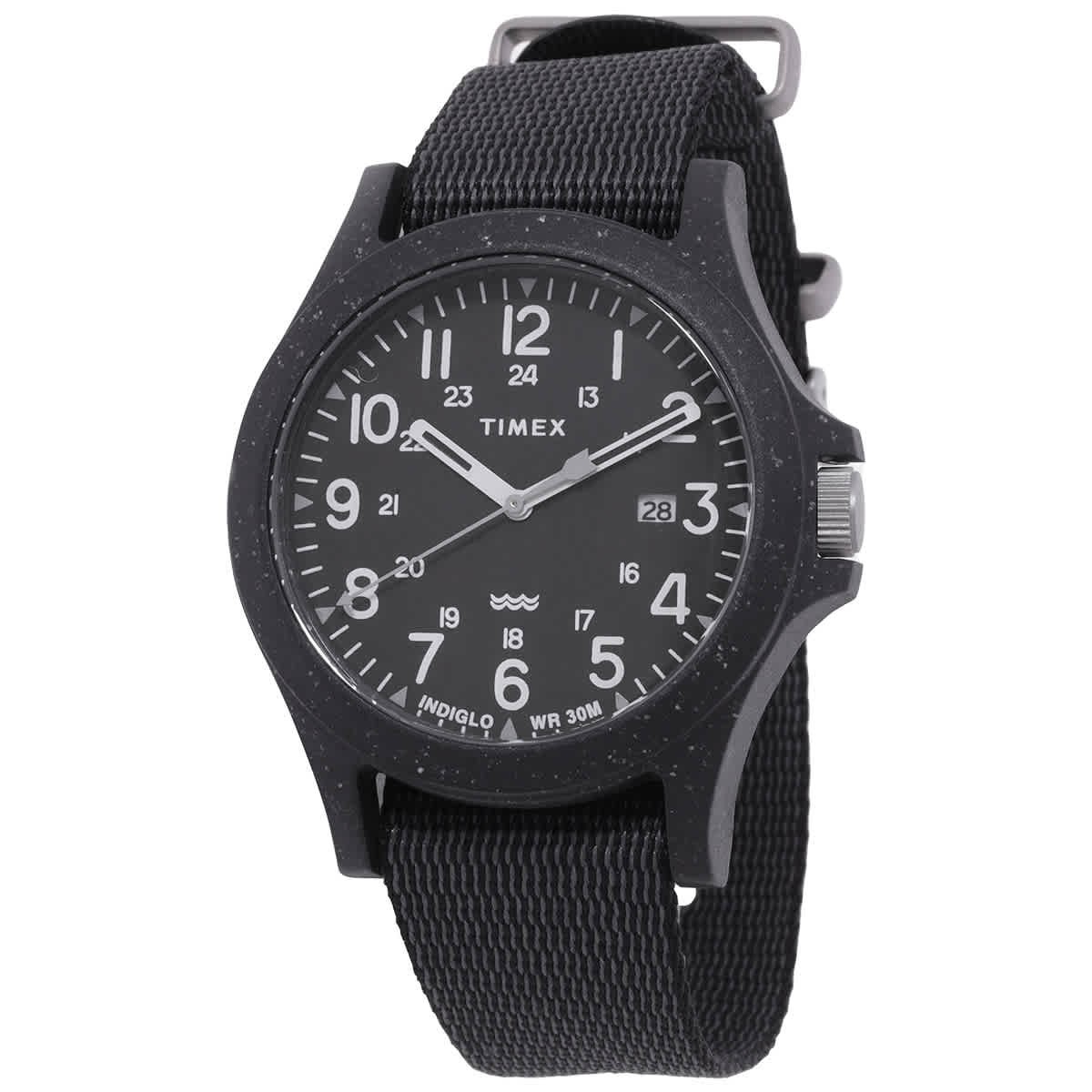 Timex Reclaim Ocean Quartz Black Dial Men’s Watch TW2V81900JR