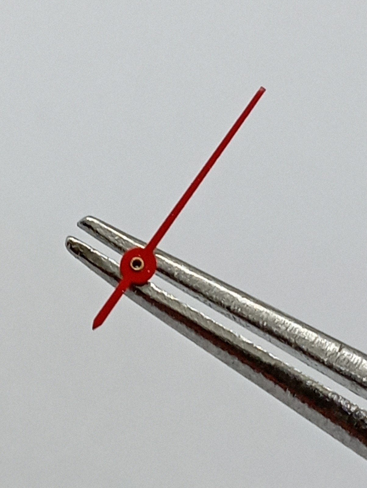 Vintage Lot 2pcs. RED Sweep Second Hand Ø 0.17 Length 11mm. NEW OLD STOCK Watch