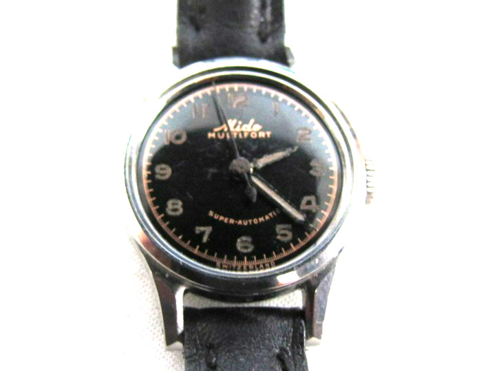 MIDO MULTIFORT SUPERAUTOMATIC ALL SS SCREWBACK WP MOD 707 17J MILIT DIAL WOMEN’S