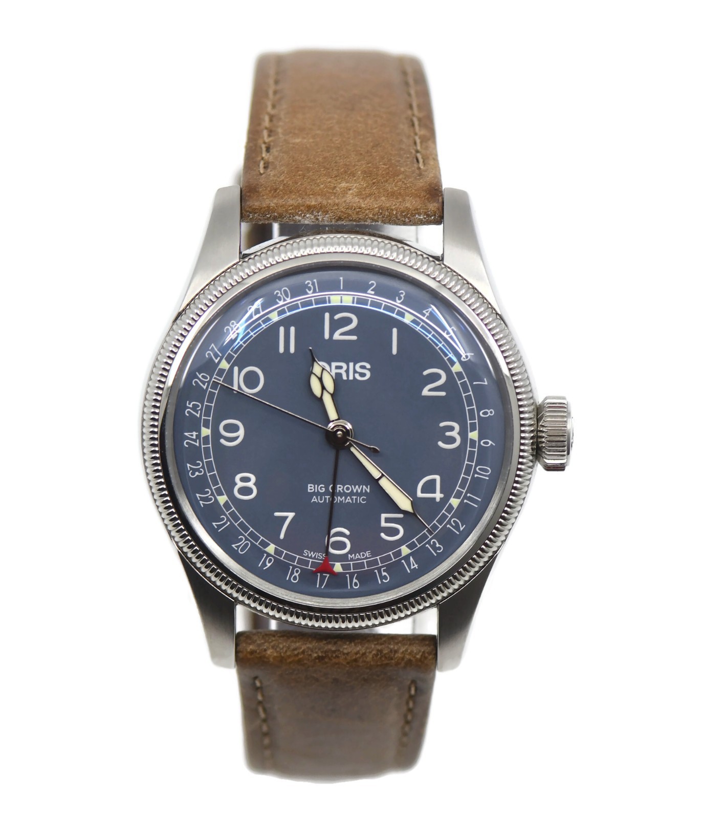 Oris Big Crown Pointer Date Stainless Steel Watch 7741