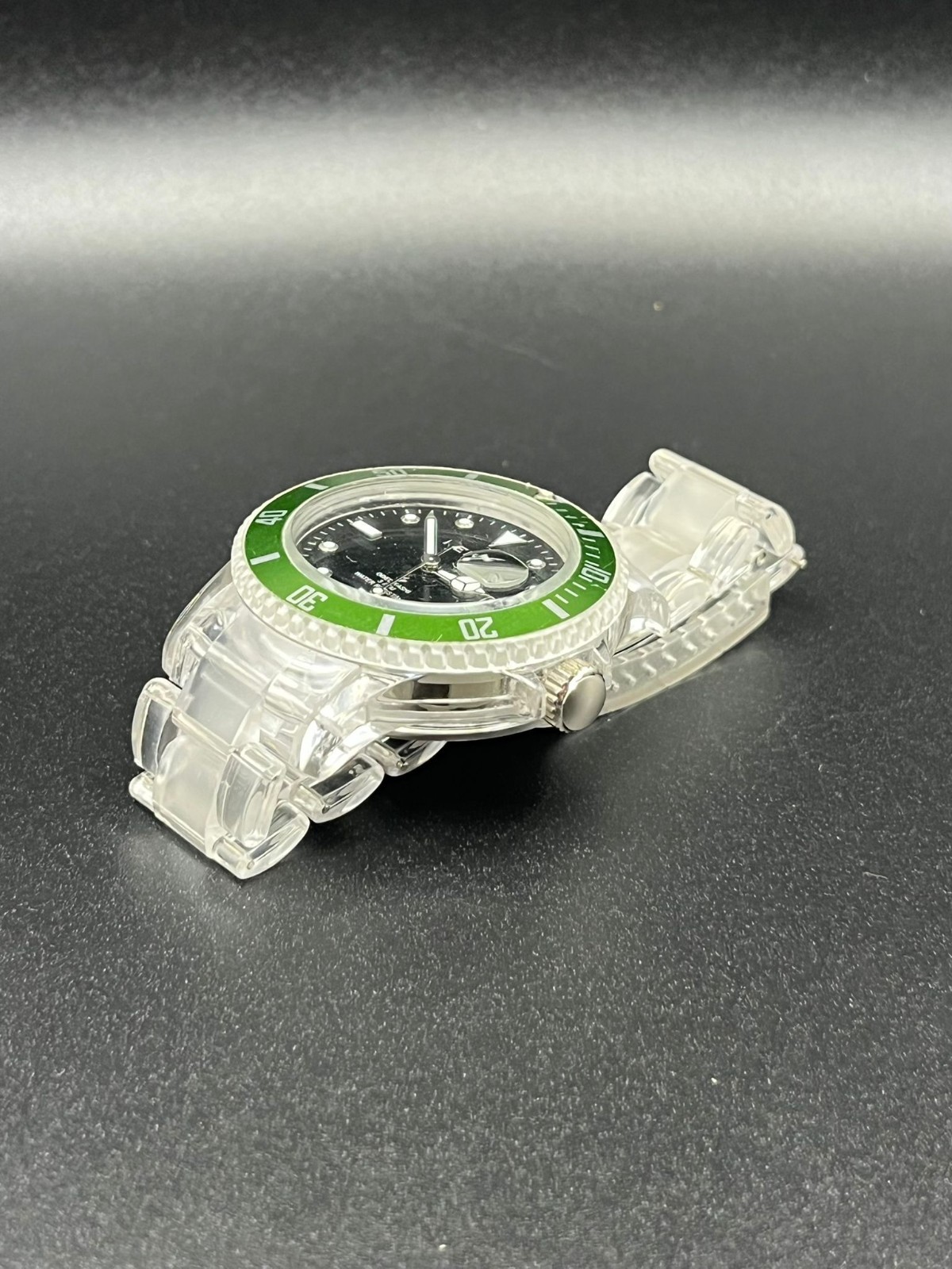 Rare Oded Kashi “Relax” Transparent Diver Wristwatch