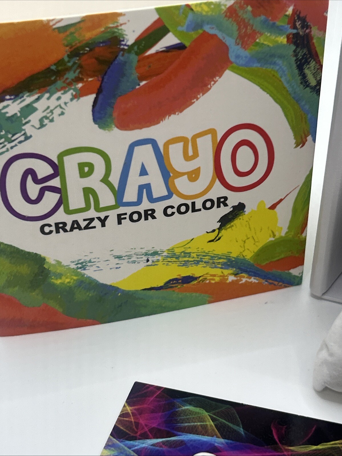 NEW Crayo Splat Black Leatherette Strap Unisex Watch CRACR4101 PURPLE NUMBERS