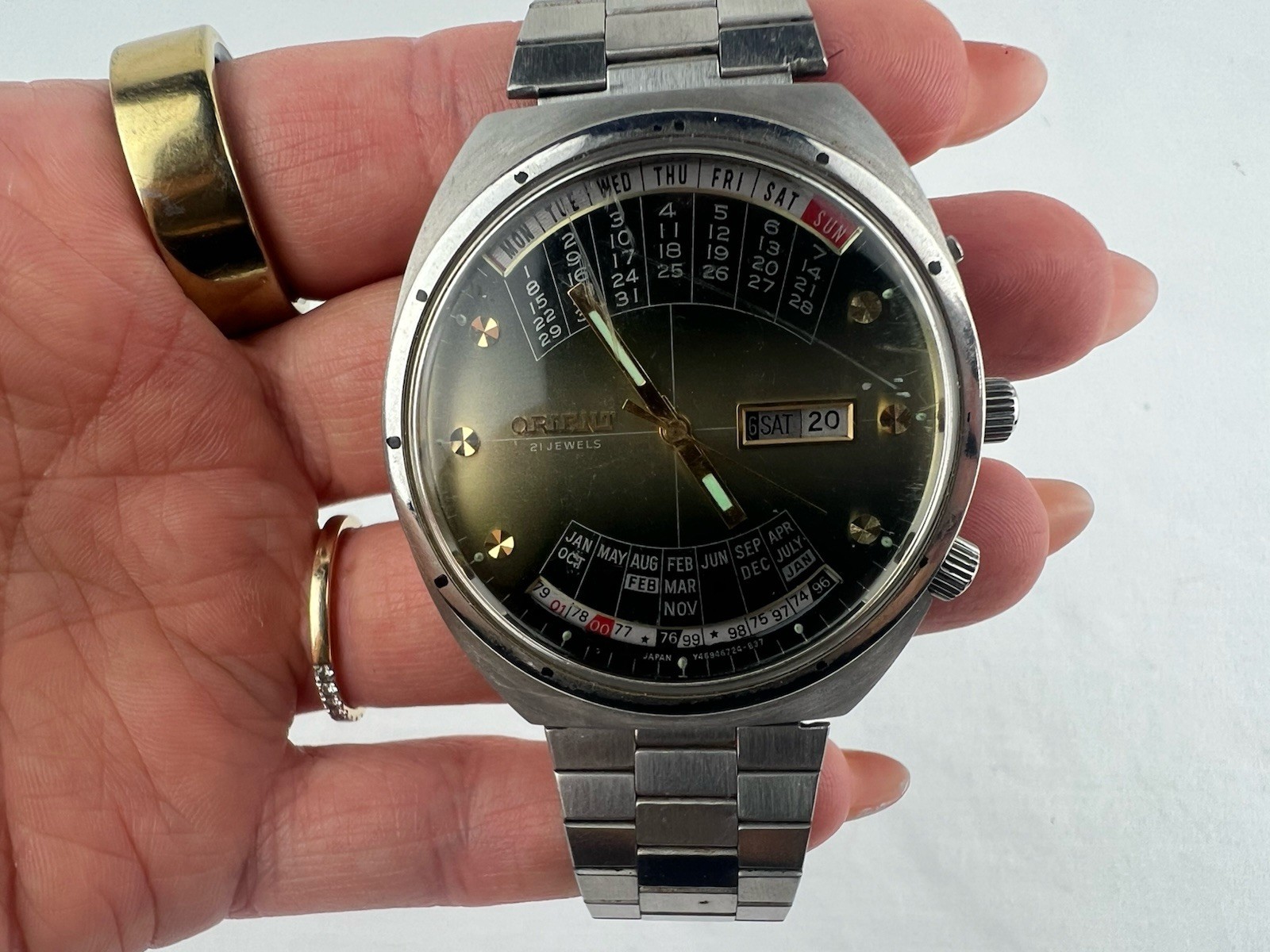 Vintage Watch Orient Automatic College Perpetual Multi Year Calendar