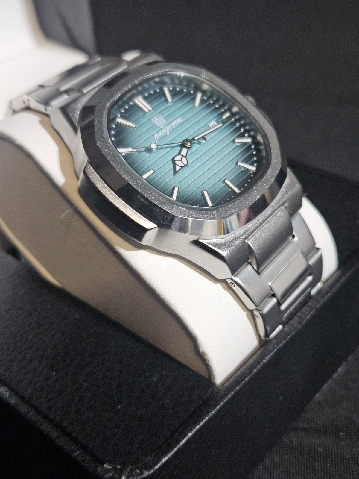 Paazomu Men’s Classic Dress Watch-New without Box Or Papers- LIncludes Links