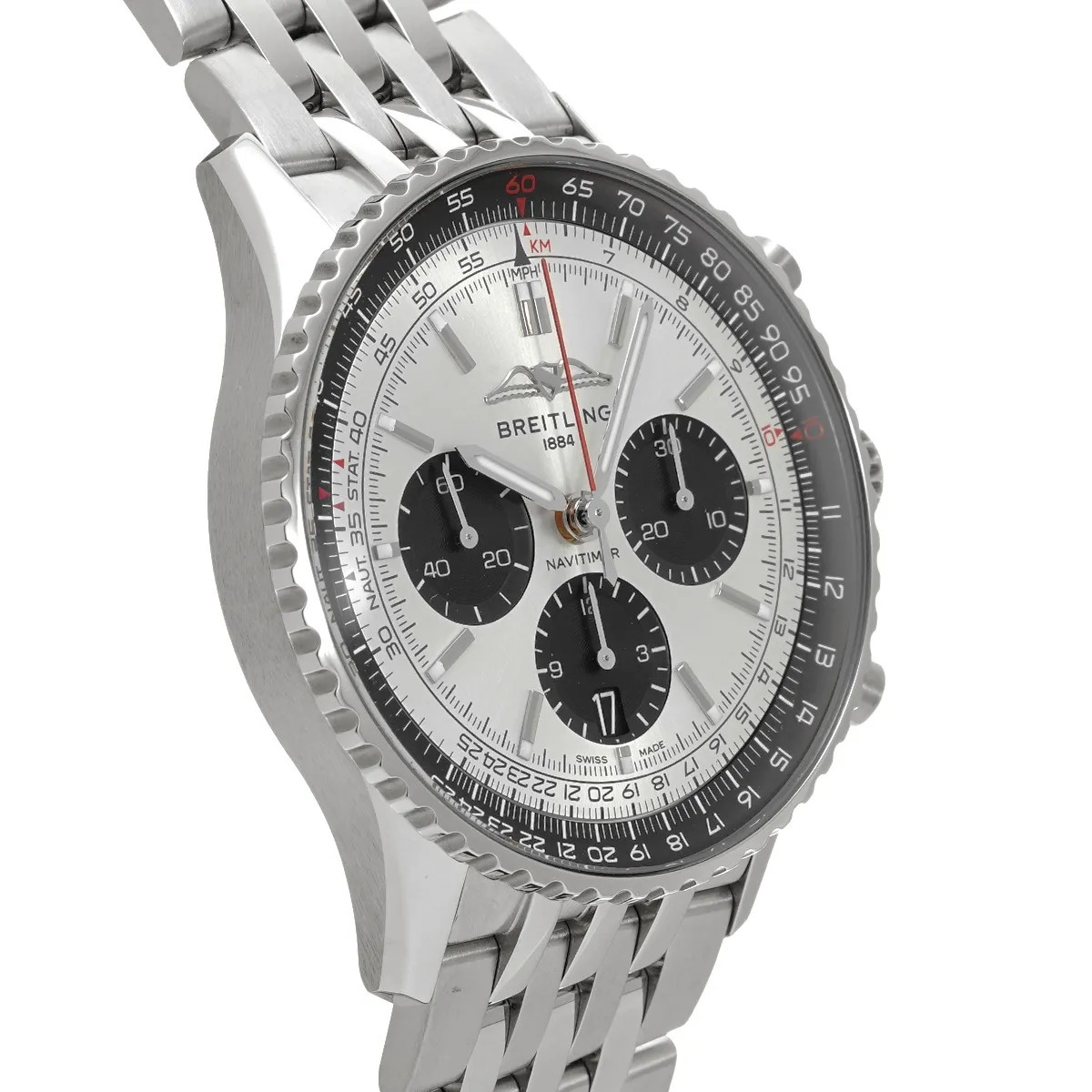 Breitling Navitimer AB0138241G1A1 ( AB0138) 43mm Silver / Black #WW6508