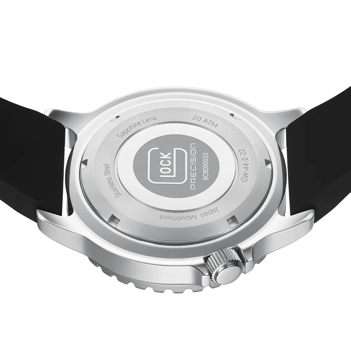 GLOCK WATCH GW-44- 2-22 ROTATING BEZEL, SWISS SUPER-LUMINOVA®,