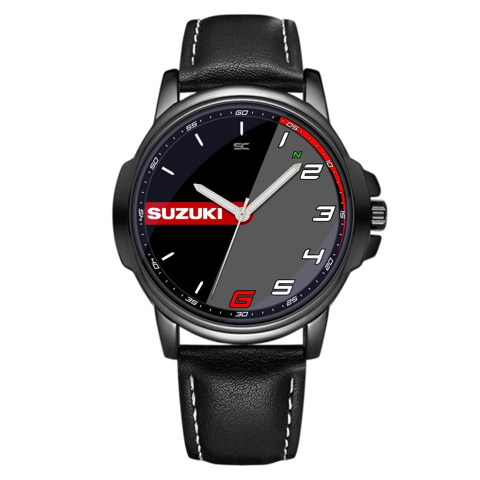 Suzuki GSX-R 1000 Gear Passion Sport Fan Art Quartz Motorcycle Wrist Watch