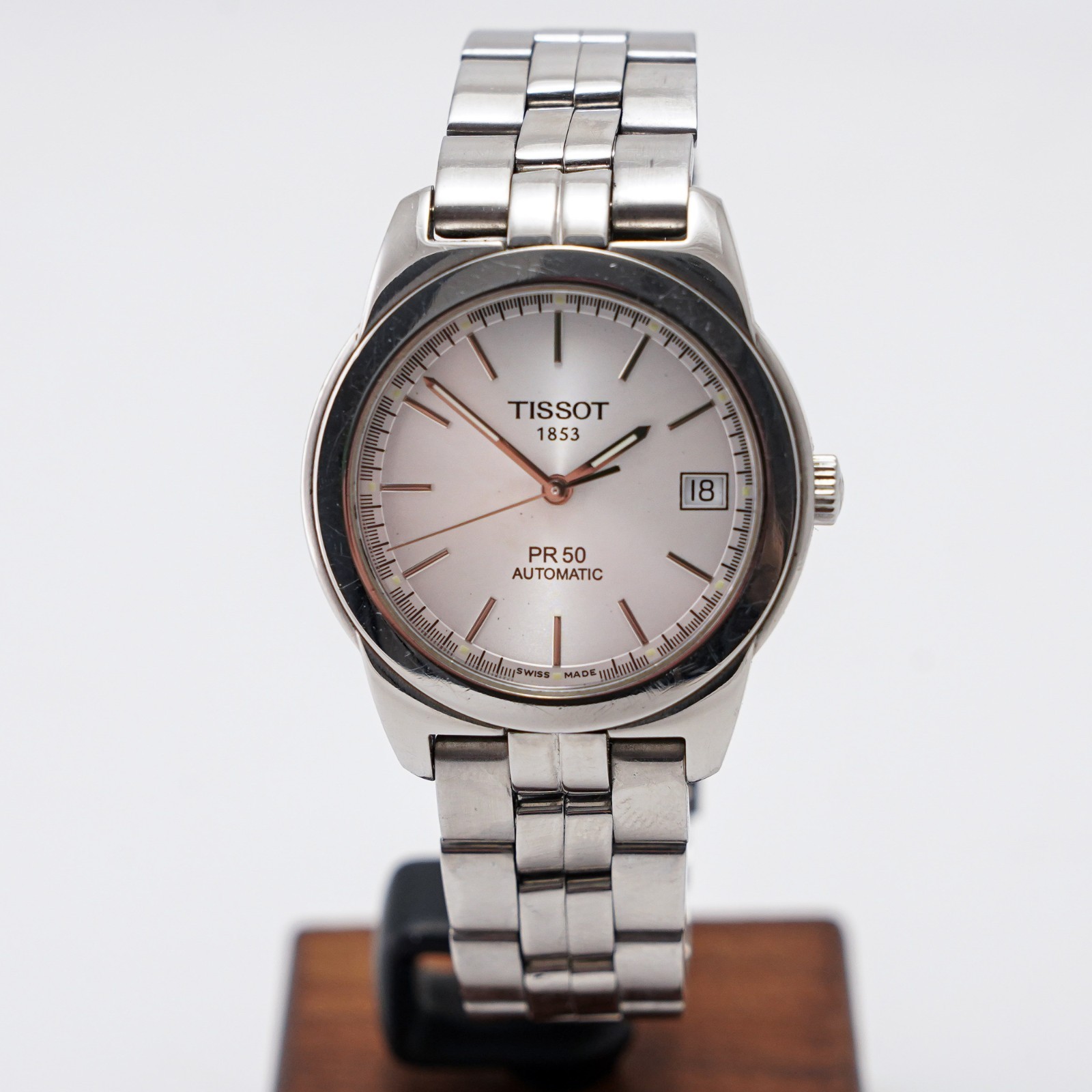 Tissot PR 50 Automatic Silver Dial Mens Watch J374/474K ETA 2824-2 Swiss Made