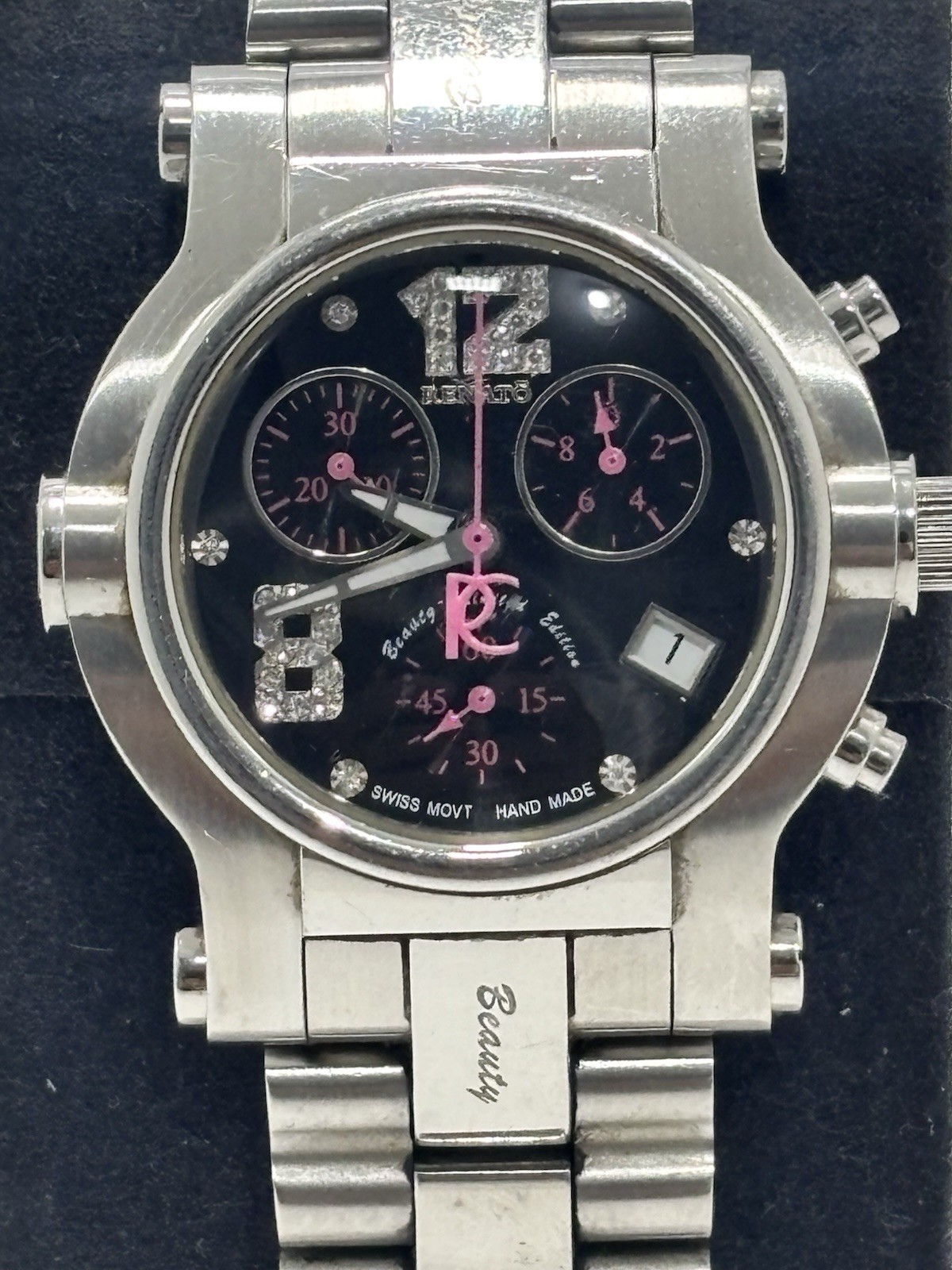 Renato Beauty Swiss Chrono Limited Edition Women’s Watch PARTS or REPAIR