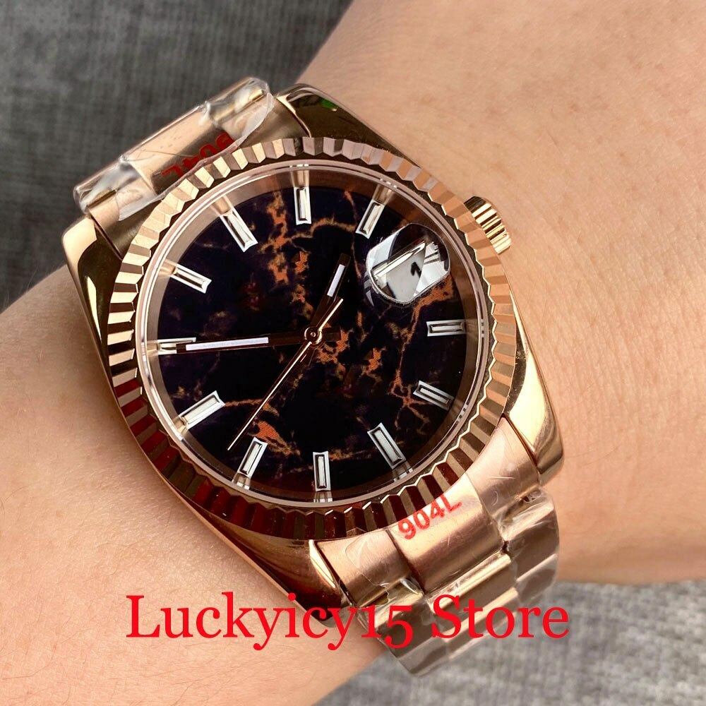 36MM/39MM Japan NH35 Movement Automatic Men’s Watch Black/Blue/Green Dial