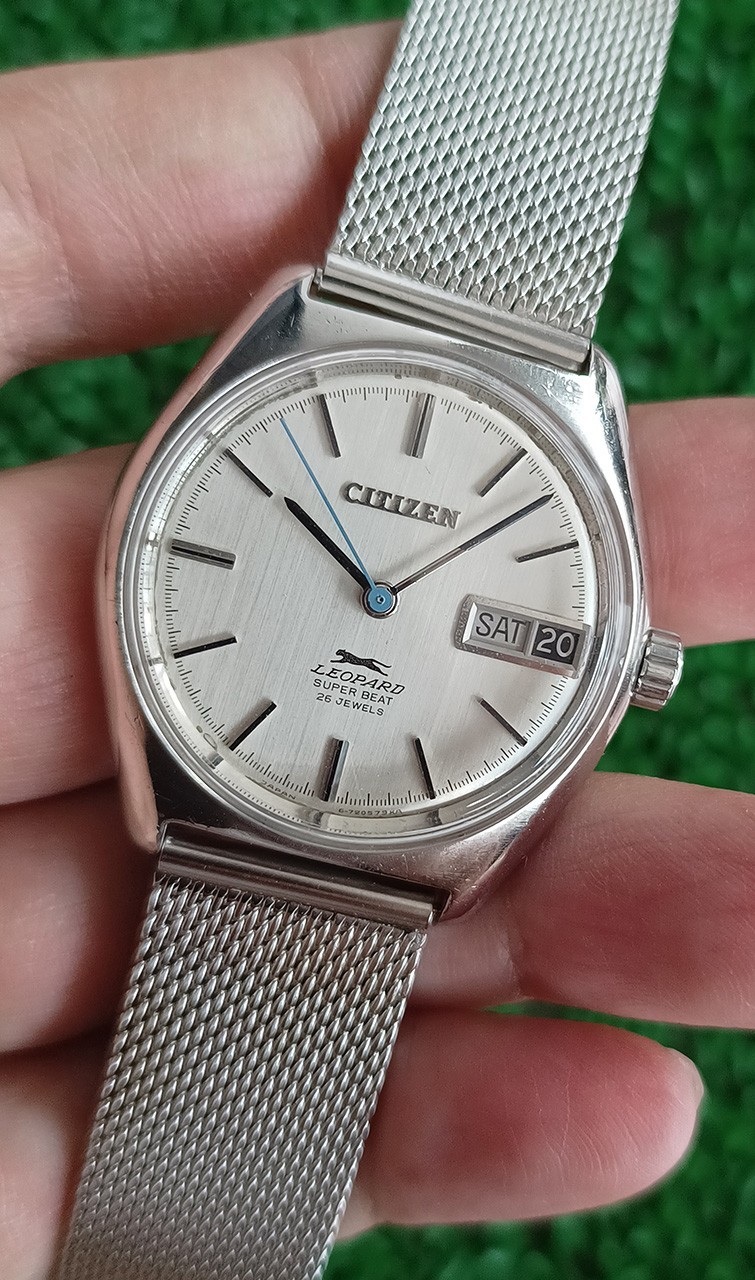 RARE VINTAGE CITIZEN LEOPARD SUPER BEAT AUTOMATIC 26 JEWELS GENT WATCH