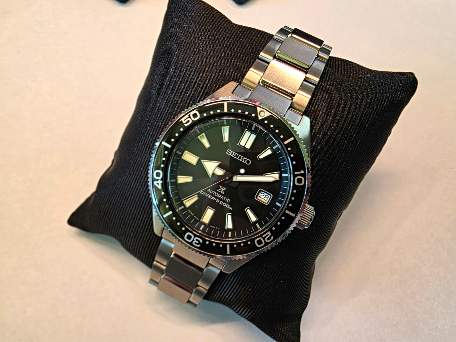 Seiko Prospex SPB051J1 62MAS Automatic Diver 200m 6R15 Black Full Set Near Mint
