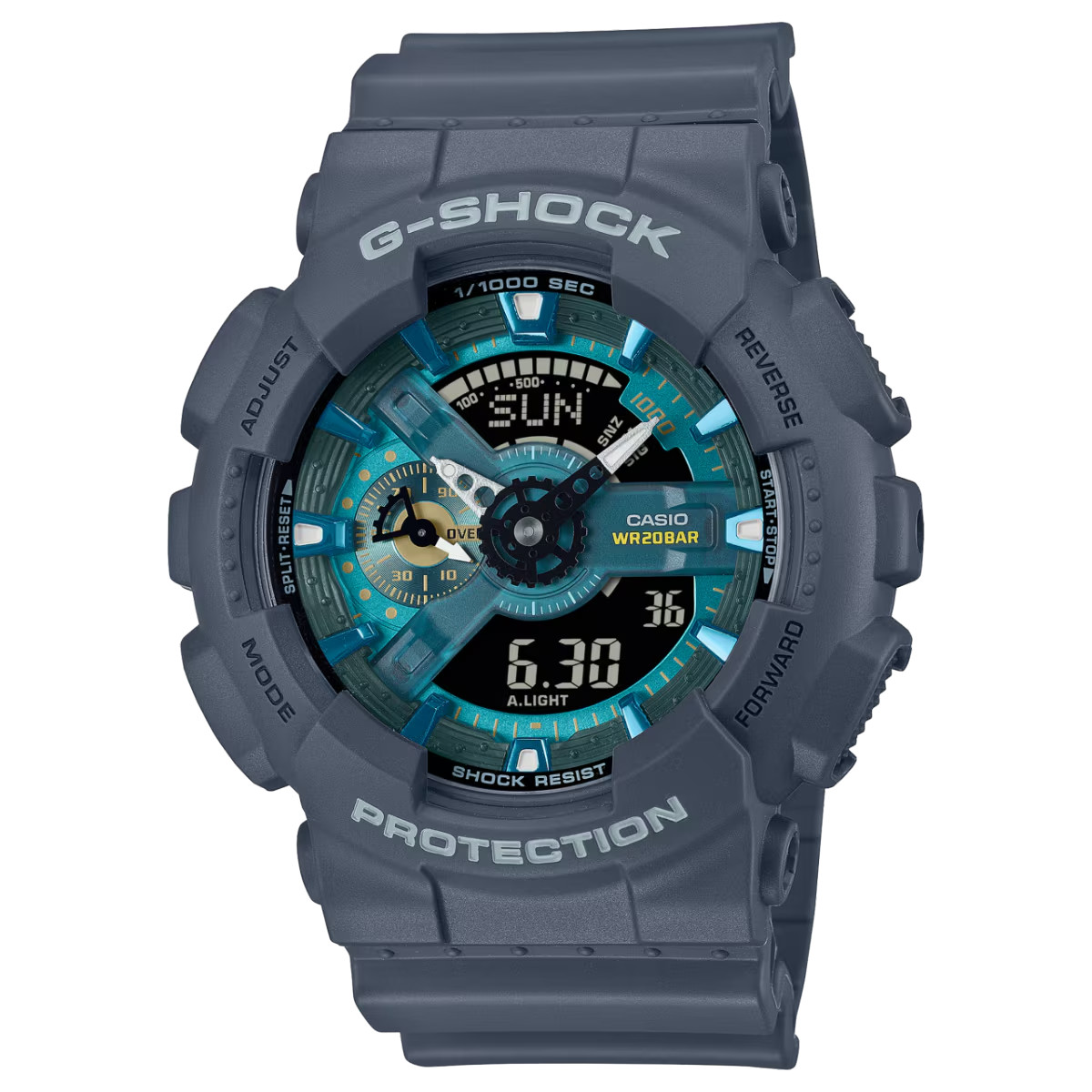 *BRAND NEW* Casio G-Shock Blue Dial Resin Case & Strap Men’s Watch GA-110AS-2A