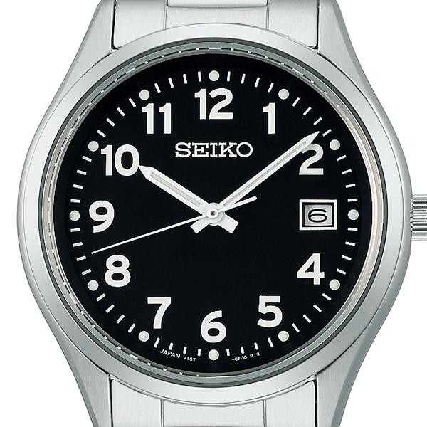 Seiko SBPX155 Selection Black Dial Solar Powered Sapphire Quartz Men’s Watch New