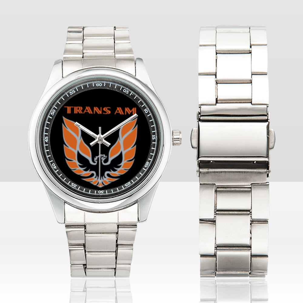 Custom Made Red Logo WS6 Firebird Trans Am Watch Classic Muscle Car Guy Dad Gift