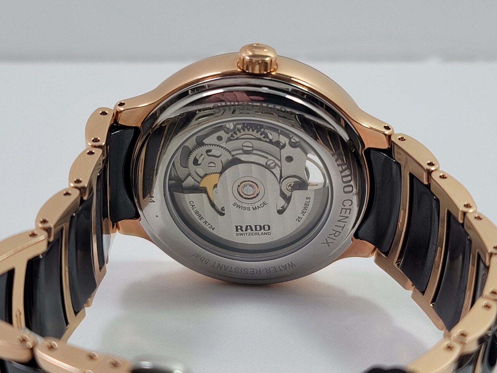 Rado Centrix SWISS Automatic Open Heart Ceramic Two Tone Men’s Watch R30013302