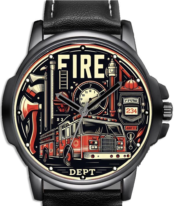 Fire Fighter Gift For Fire Dept Hero’s Unique n Very Beautiful Gift Wrist Watch