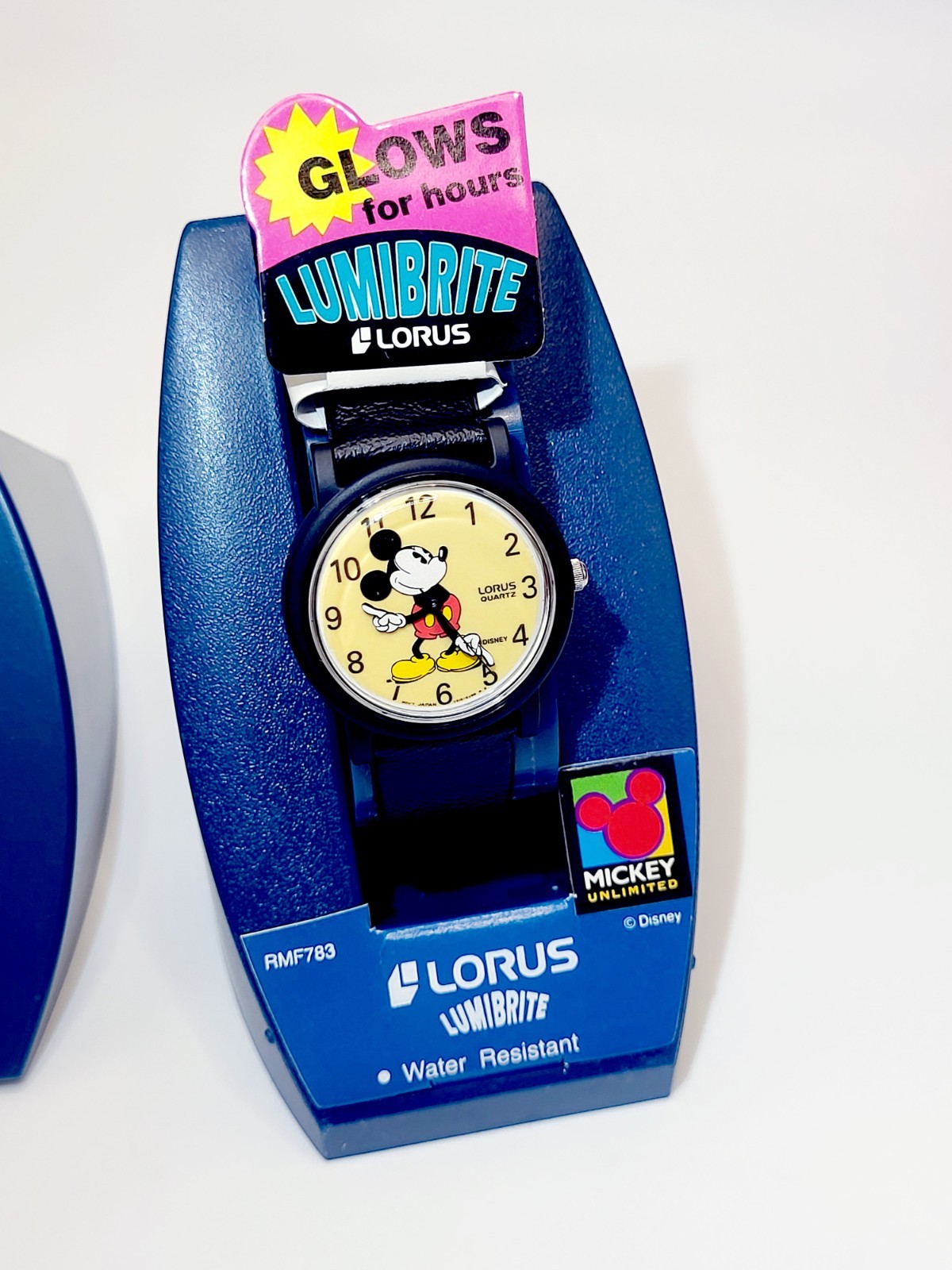 [NEW] 31mm DISNEY LORUS Seiko Mickey Mouse Glow Dial Quartz Ladies Watch V515