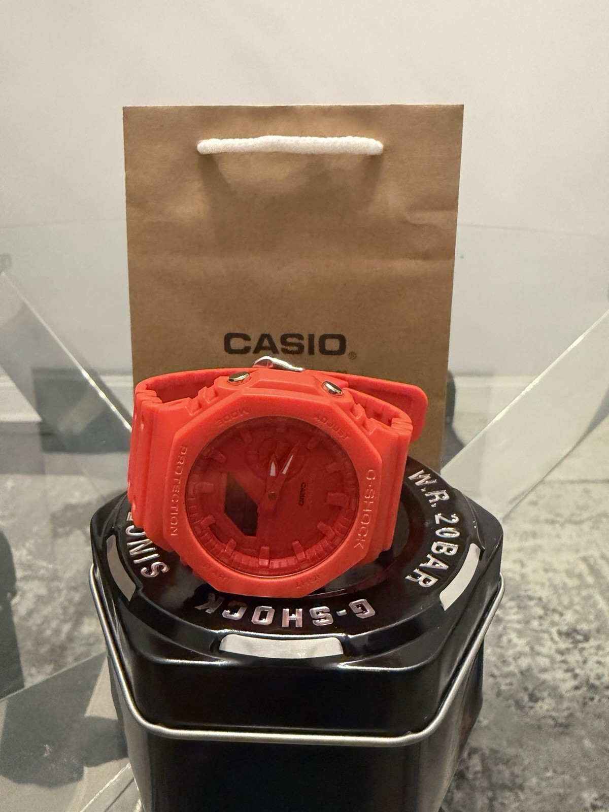 Casio G-Shock GA-2100-4A Men’s Red Wristwatch