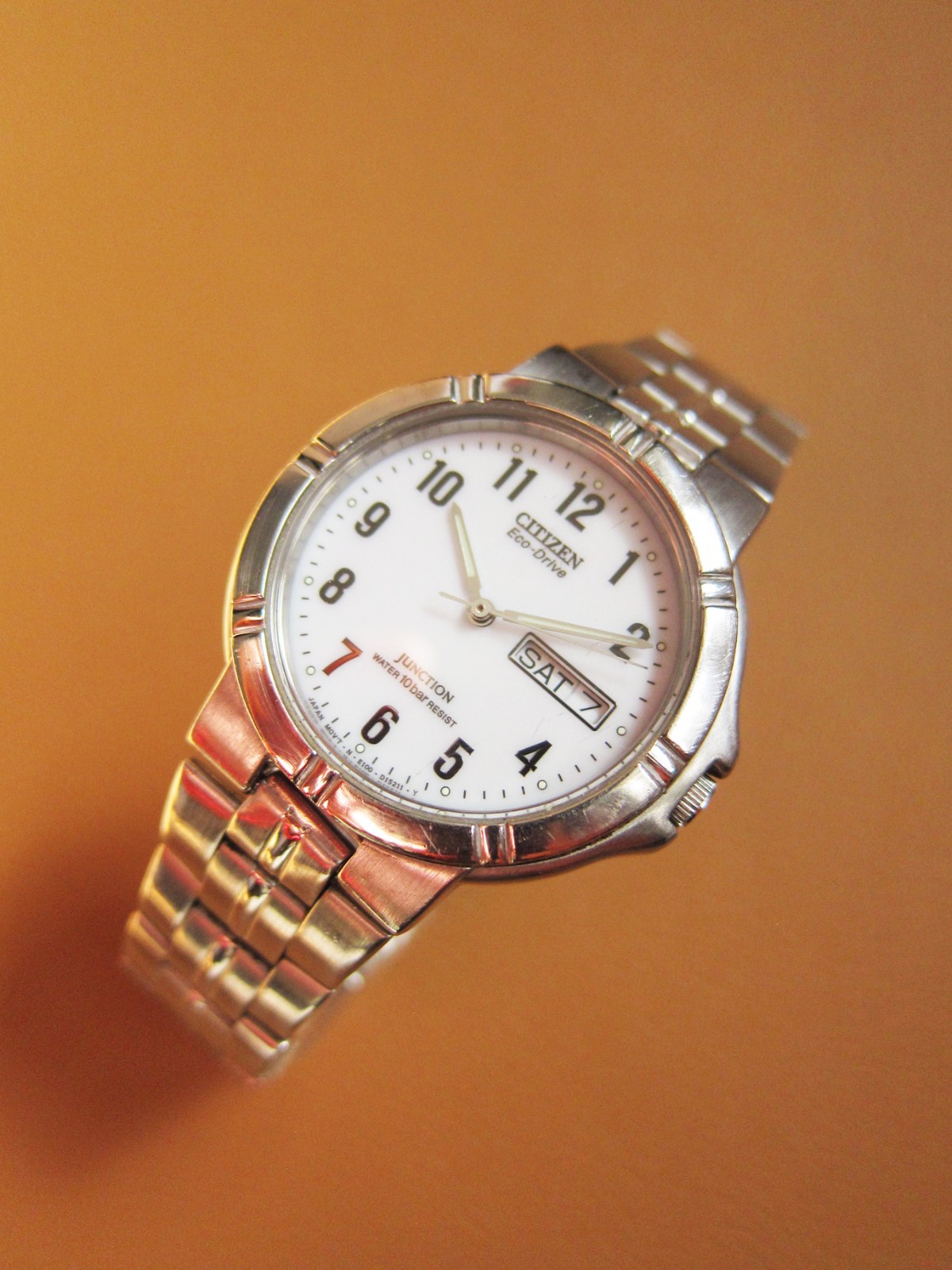 CITIZEN Eco-Drive Junction Solar Powered Quartz SS Watch (NEW CAPACITOR)