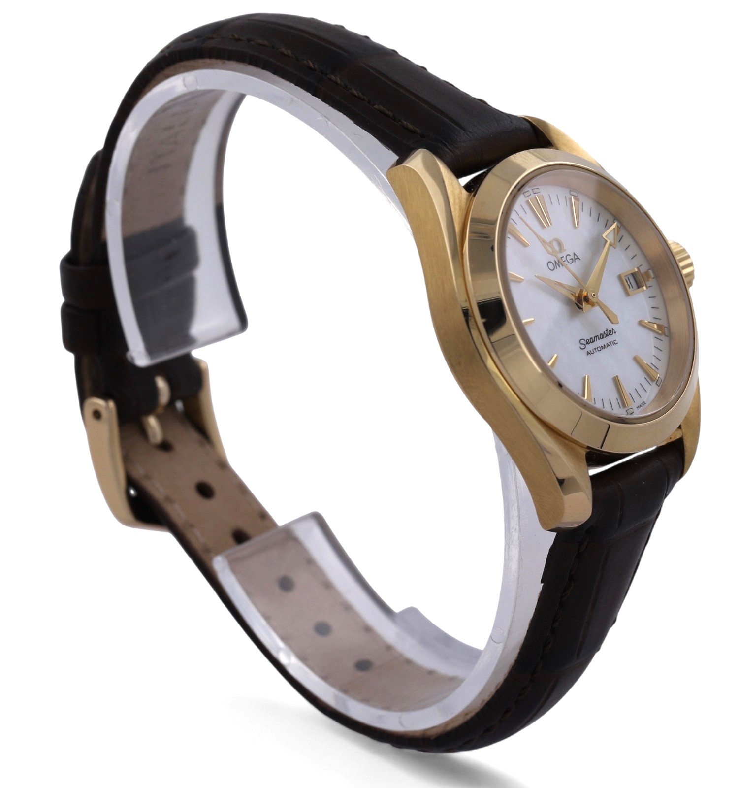 OMEGA Seamaster Aqua Terra Automatic Date MOP Dial – 29.5mm – 18ct Yellow Gold