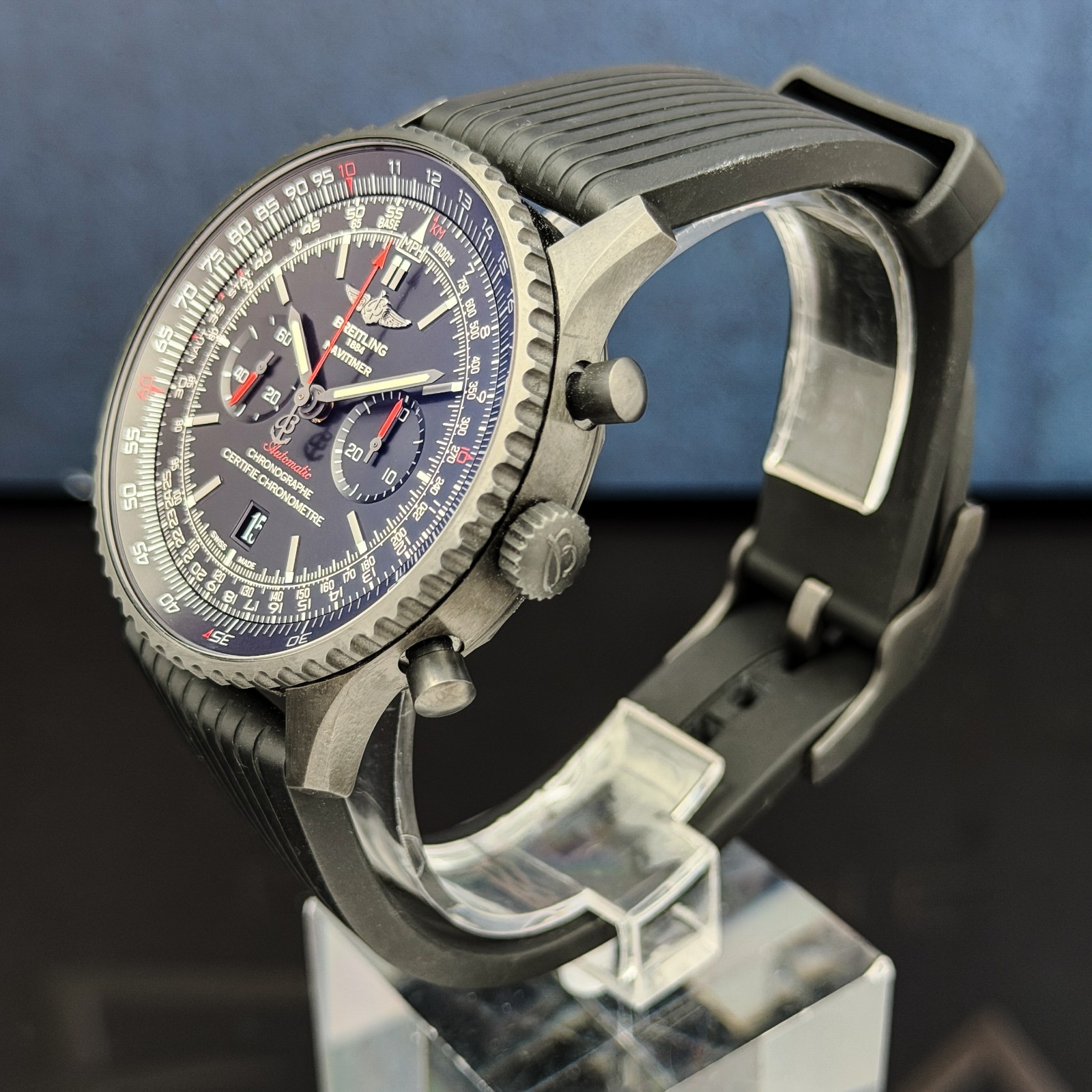 Breitling Navitimer 01 46 MB012822 Black Dial Chronograph Full Set 2016