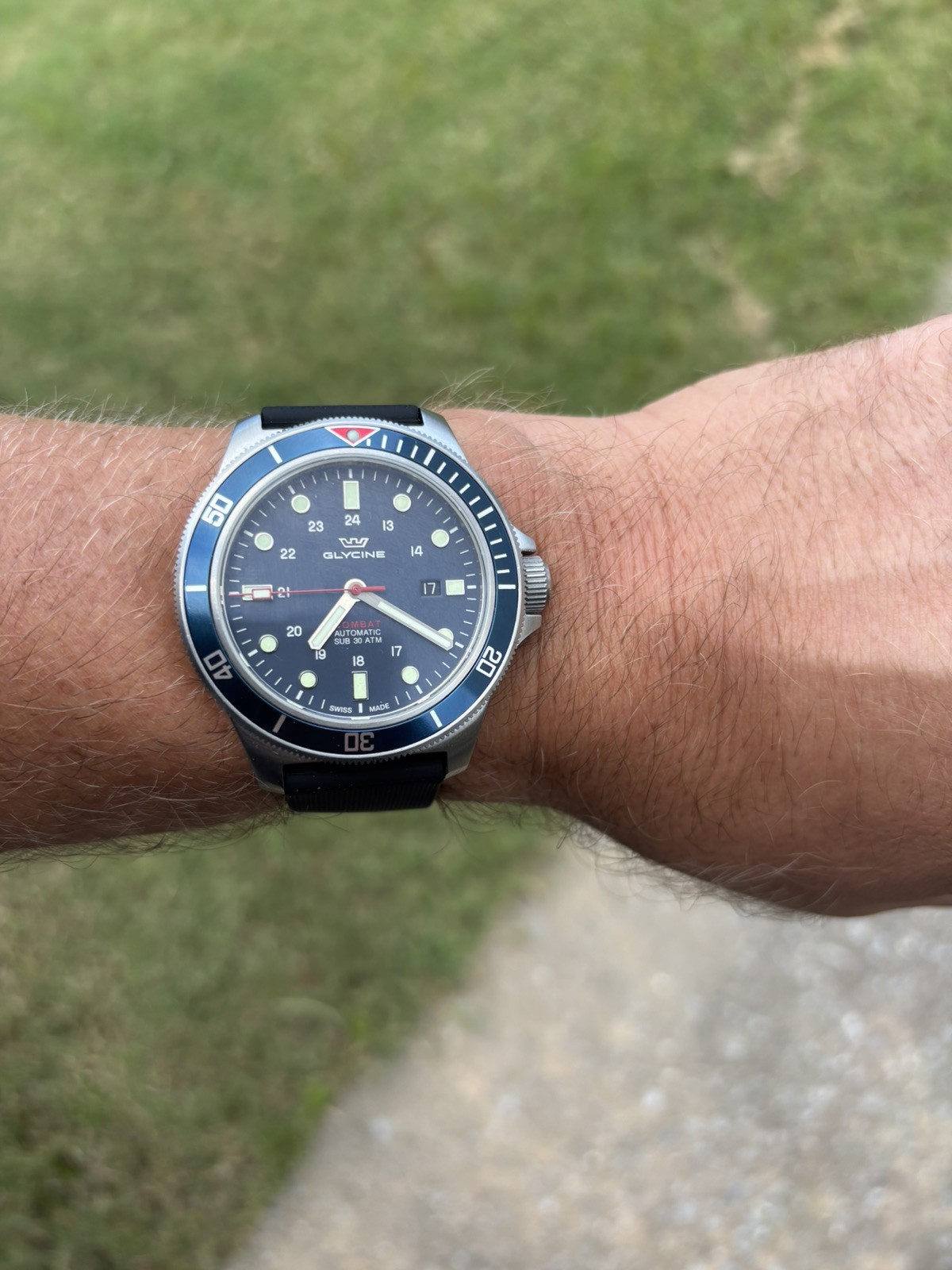 Glycine Men’s Combat Sub 46mm Automatic Watch GL0257