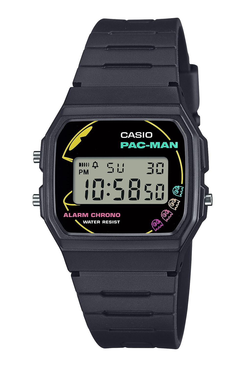 CASIO CLASSIC PAC-MAN collaboration wristwatch F-91WPC-1AJR JAPAN F/S