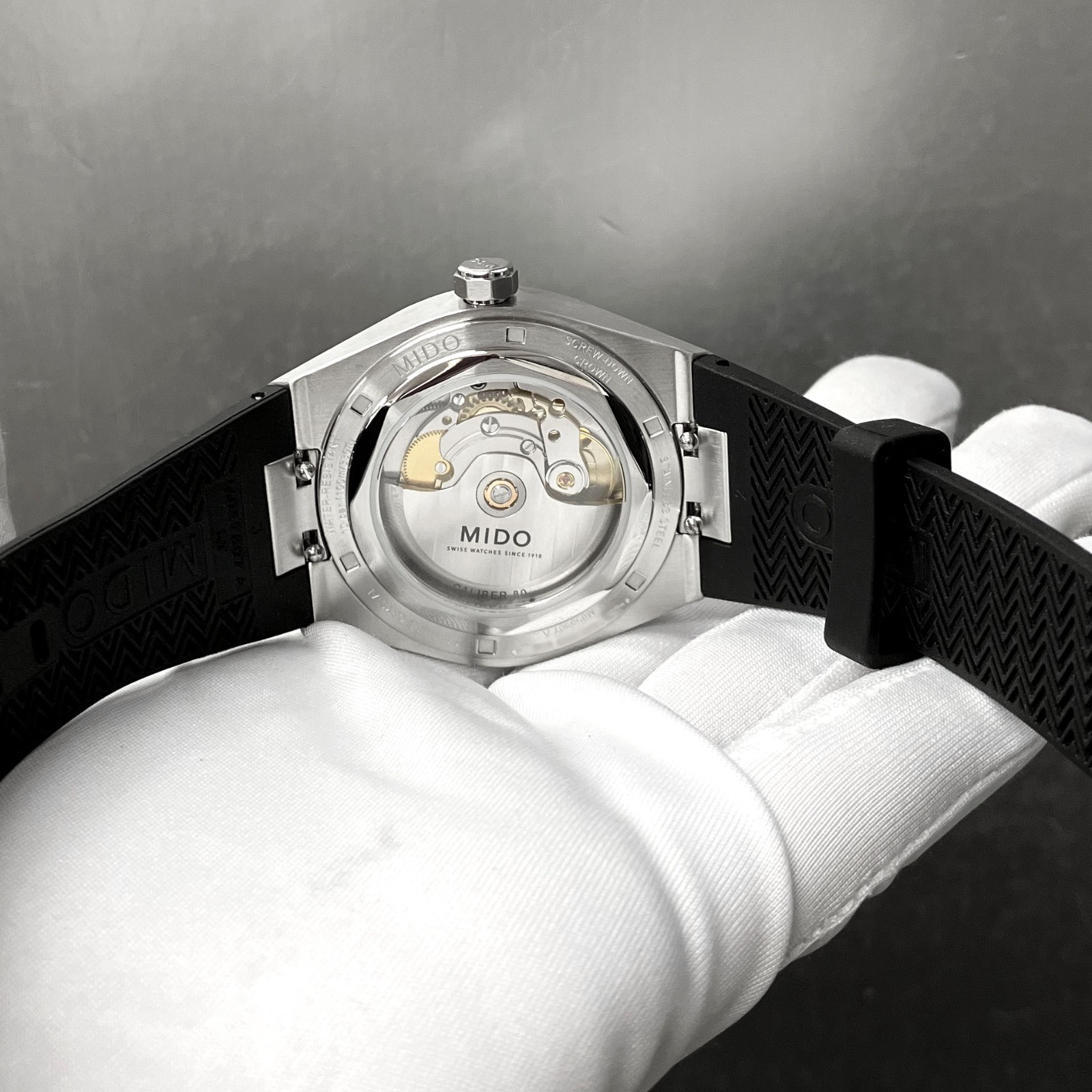 Mido Multifort 8 One Crown Auto 40mm Black Rubber Men’s Watch M055.507.17.051.00