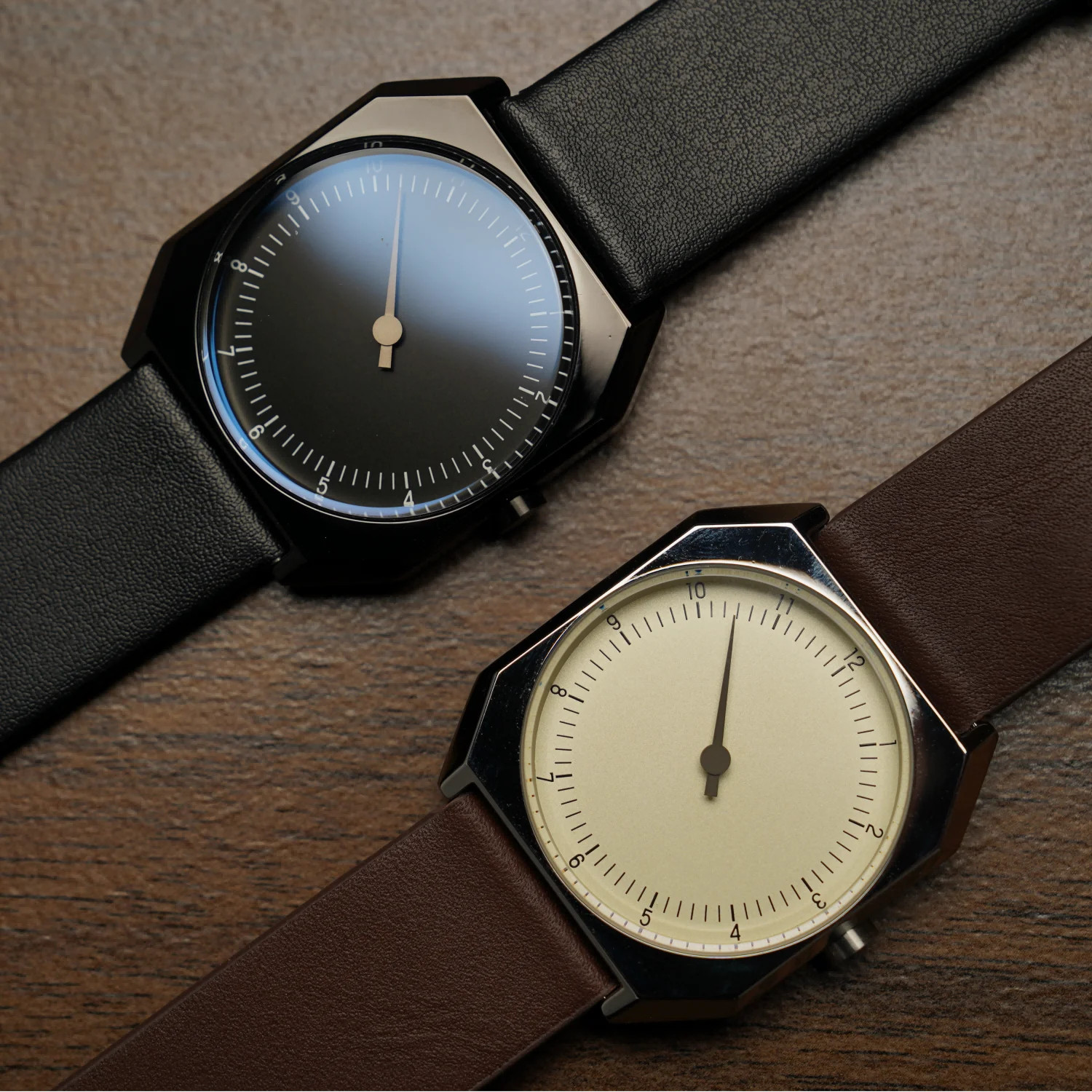 SKU Retro One Pointer Watch for Men – Vintage Style Square Quartz Watch