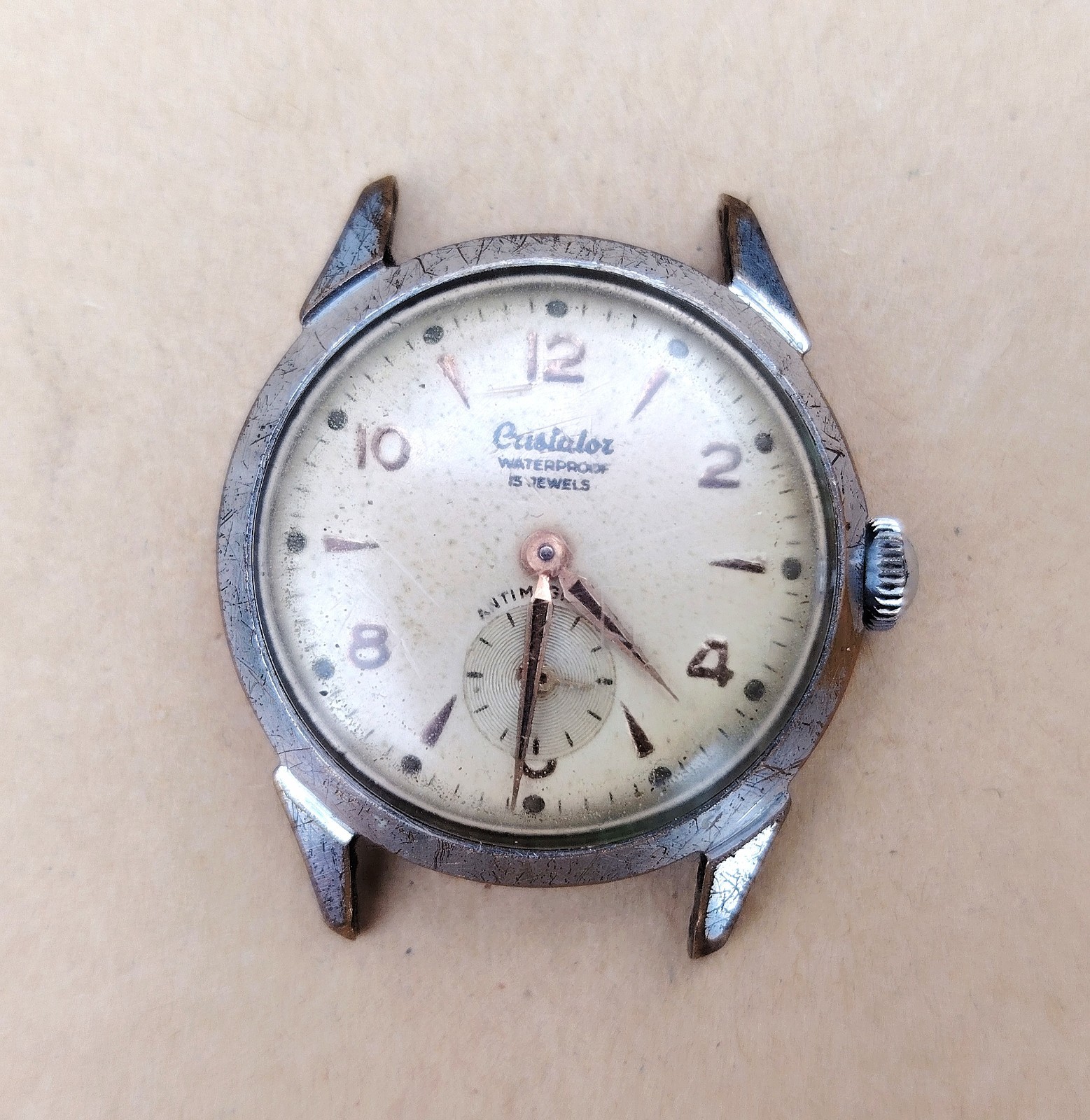 Vintage Cristalor 15 JEWELS Waterproof/Antimagnetic Watch