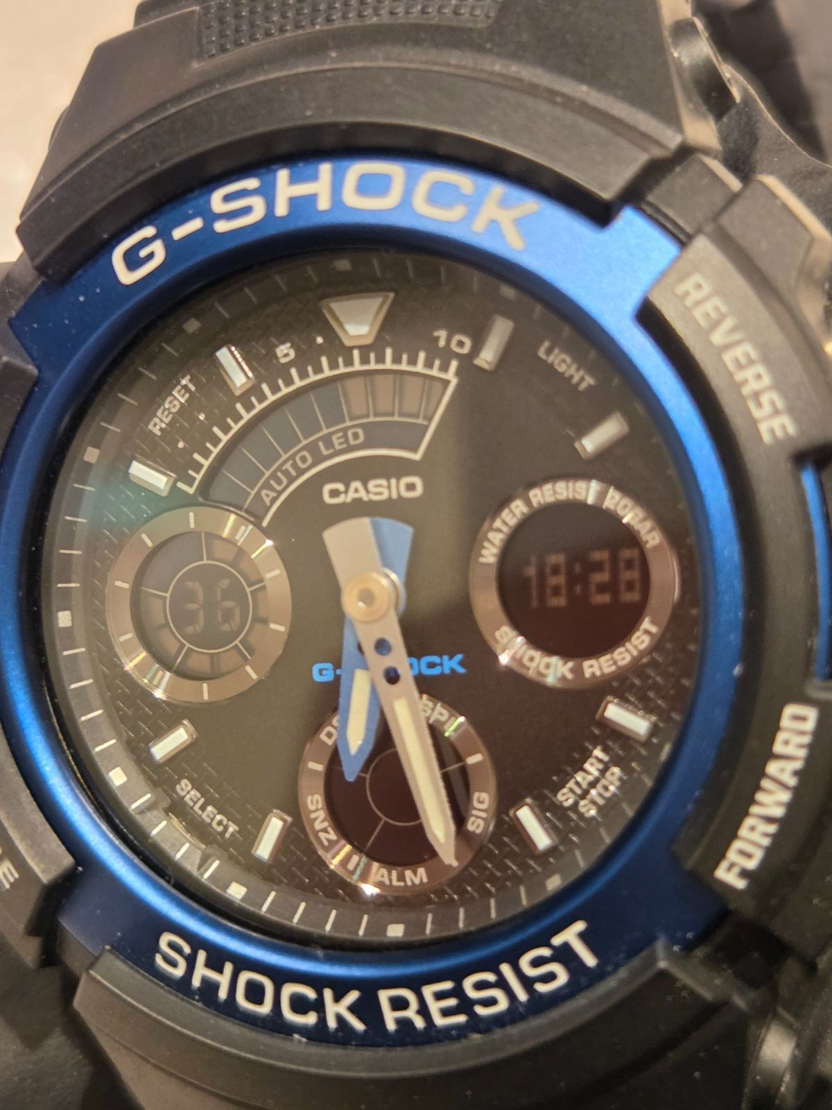 CASIO G SHOCK AW591 2AJF Ana Digi Combination Model Quartz from JAPAN