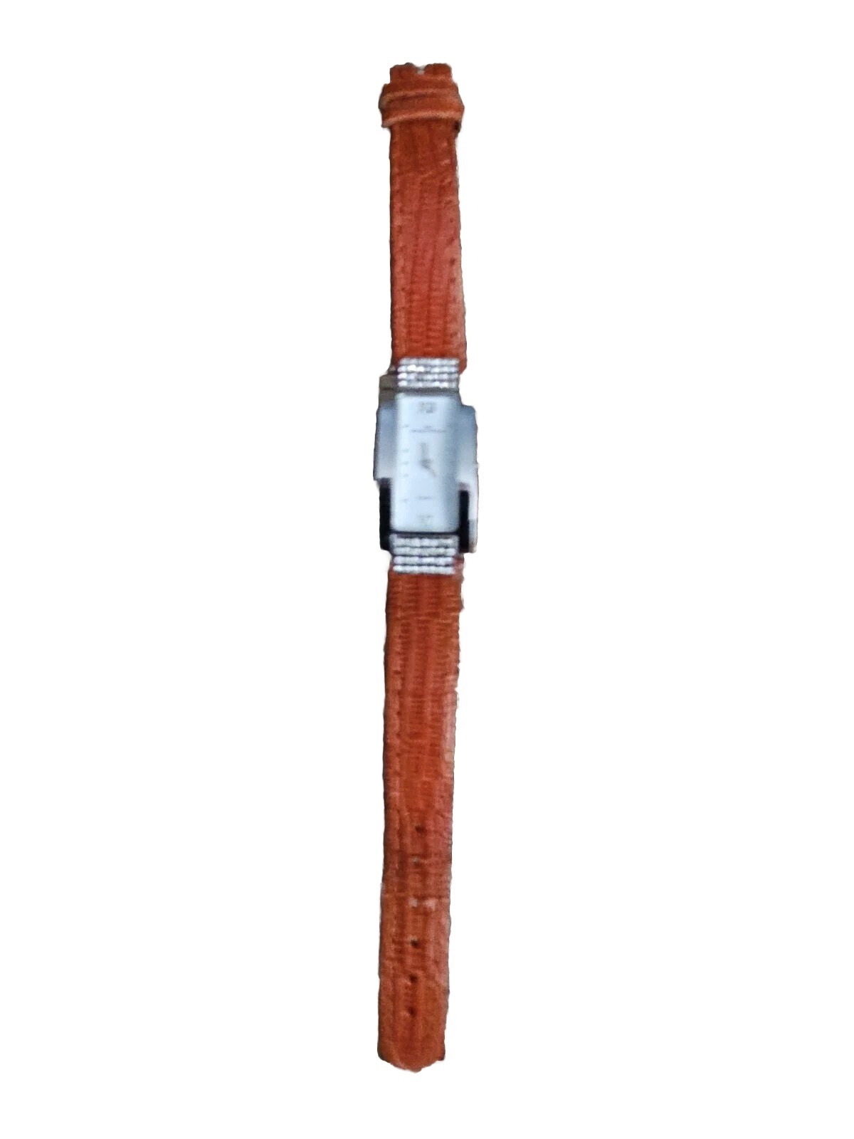 Yonger & Bresson Woman’s Silver-tone Quartz Watch Snakeskin-style Leather Band
