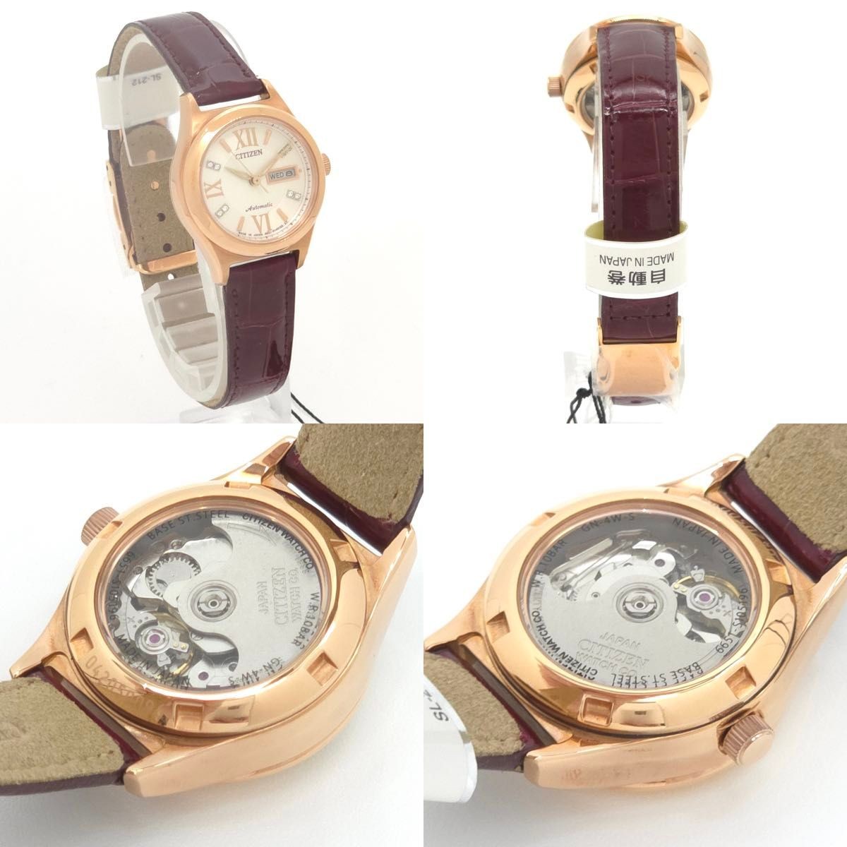 Citizen PD7162 04A collection mechanical watch with day and date for ladies in n