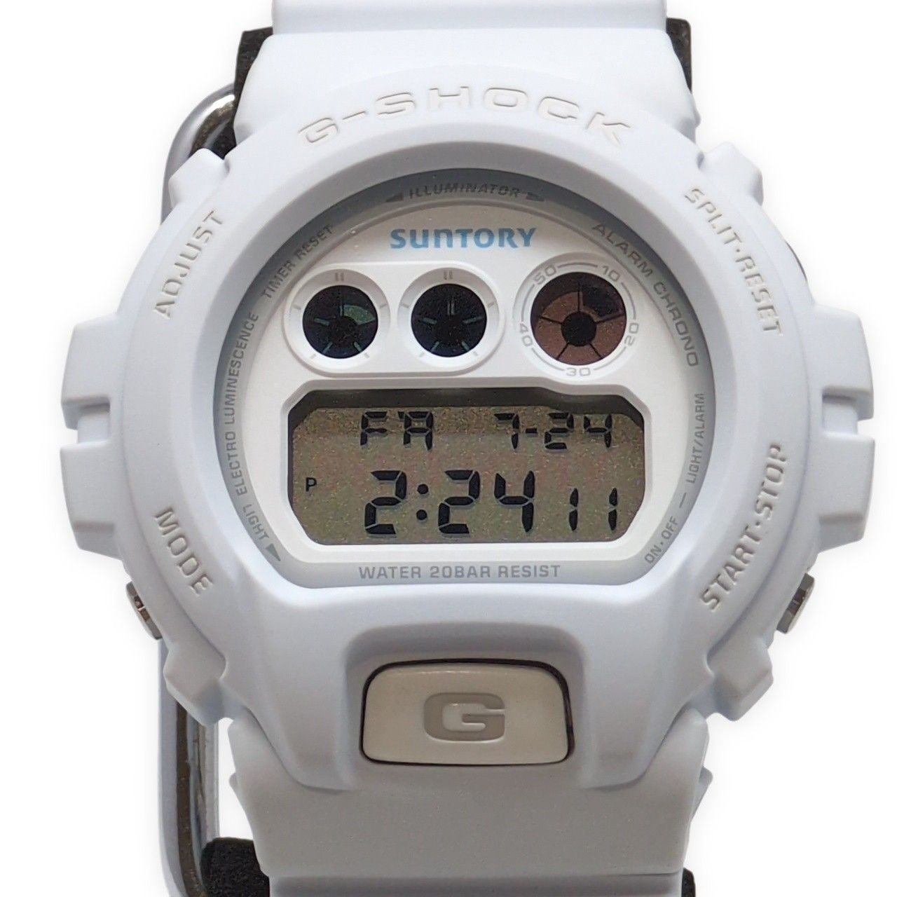 G SHOCK DW 6900FS Suntory Natural Water Beer Factory Light Blue White Non Item M