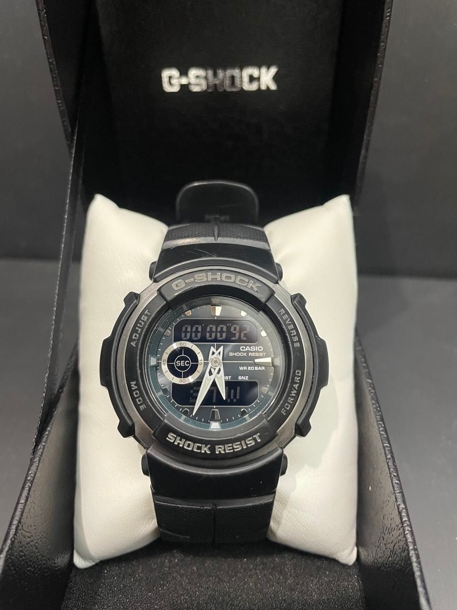 CASIO G-SHOCK G-300-3AJF G-SPIKE Digital Watch Black Used Japan