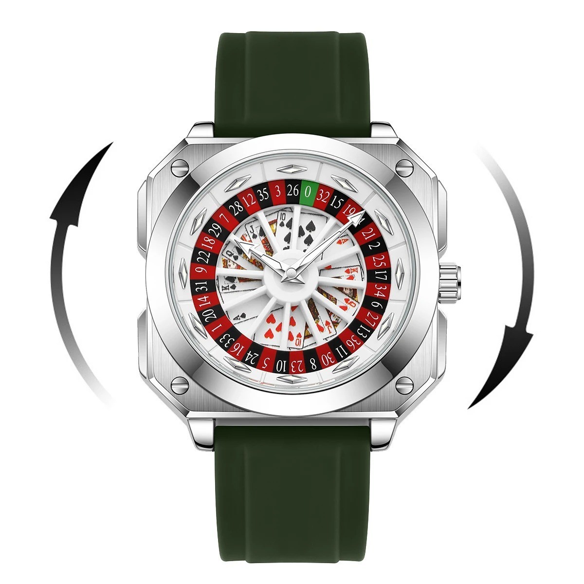 2025 New Mens Roulette Watch VA VA VOOM Brand Original Sports Style Fashion