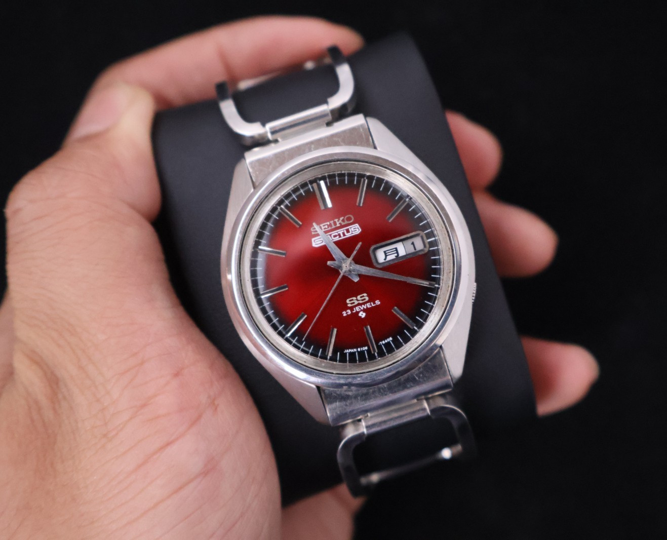 (SERVICED) Rare Vintage 1970 Seiko 5 Actus SS 23 Jewels 6106-7480