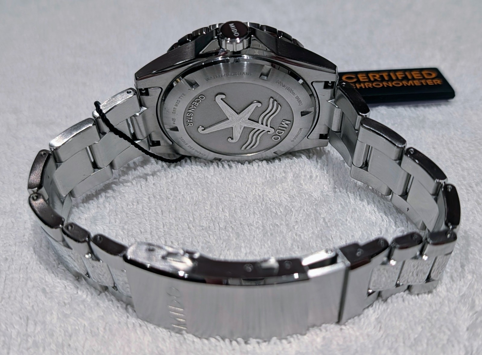 MIDO Ocean Star 600 Chronometer Black Face in Original Box M026.608.11.051.00