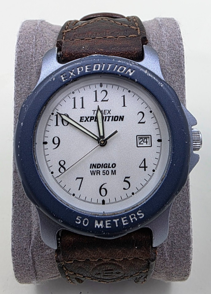 Vintage May 1999 Timex Expedition Indiglo Watch WR 50M- New Battery, Works Great