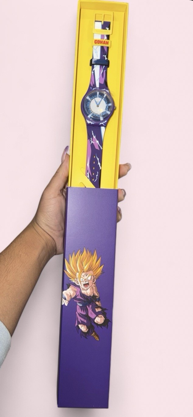 Swatch x Dragon Ball Z “Gohan” Collaboration Edition (Model: SUOZ345) 41mm