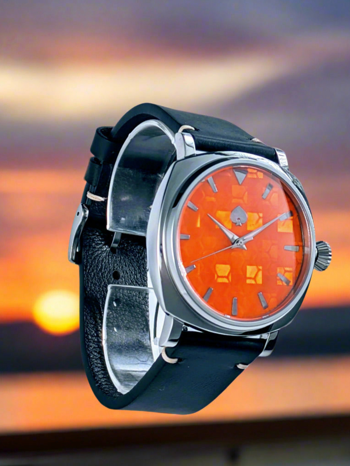 PAROS Honeycomb – Automatic Watch Orange Dial (Penna, USA)