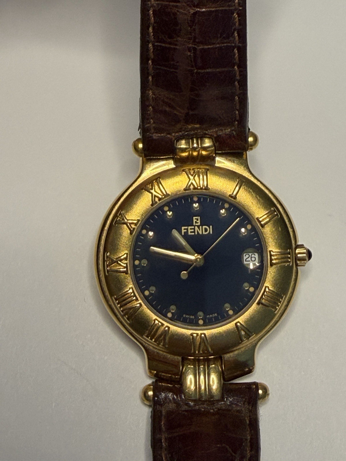 Fendi Men’s Watch Quartz Pro final Band Runs