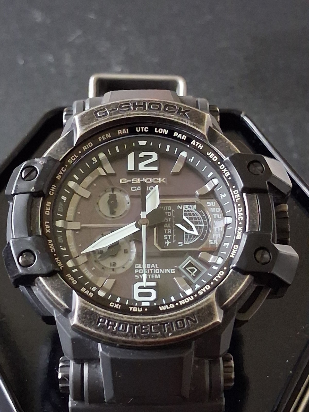 Casio G-Shock GPW-1000 Vintage GPS Tough Solar, MULTIBAND 6 watch