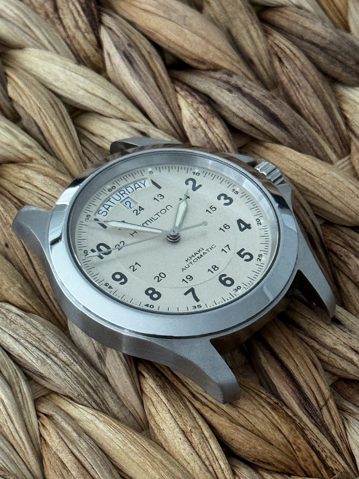 Hamilton Khaki Automatic Men’s Day-Date Beige Dial H64455523