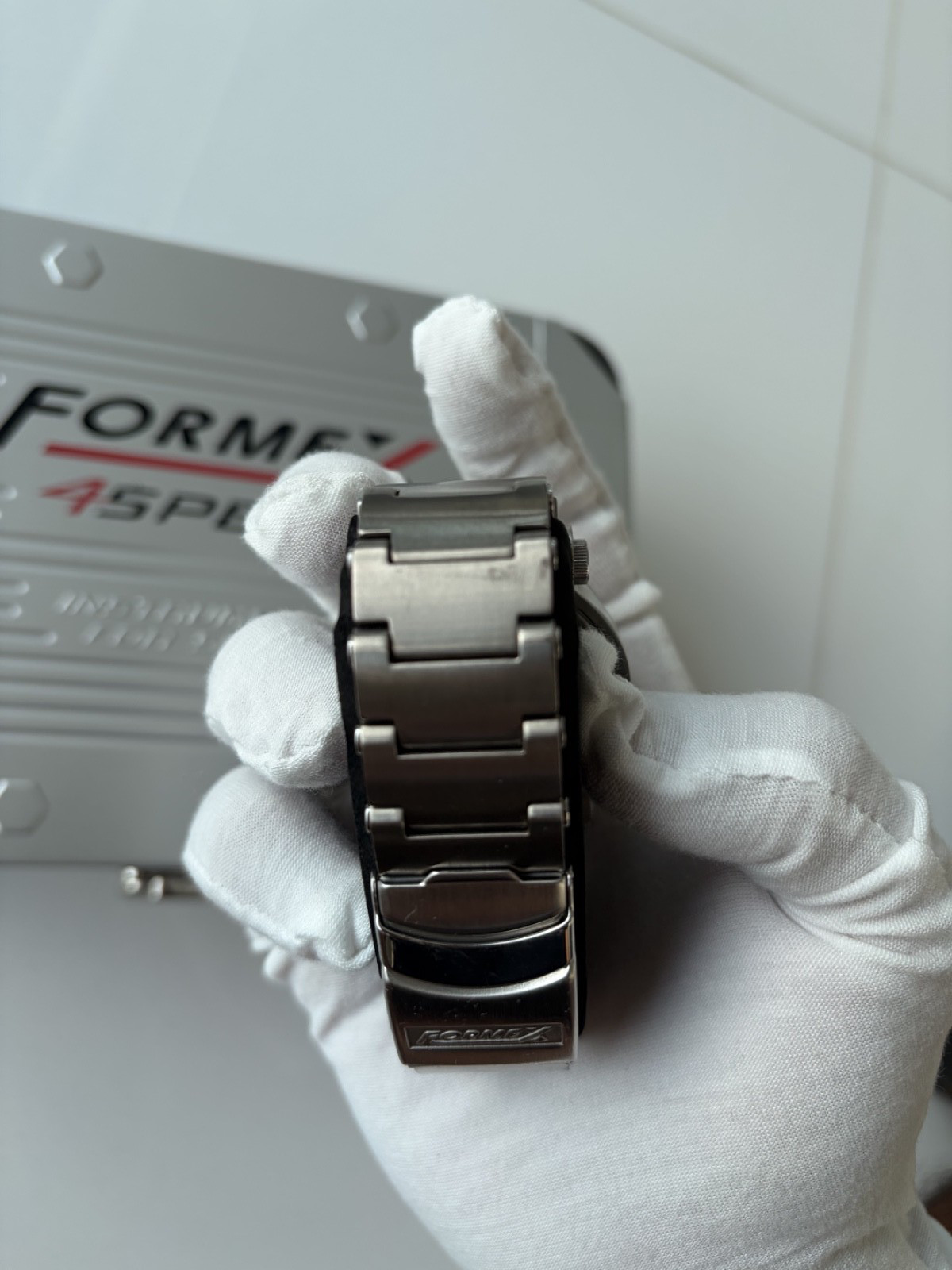 Formex 4-Speed Titanium Men’s Watch Quartz Chronograph TS350 45mm with box